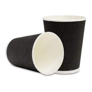 16oz Black Ripple Cups 1x500