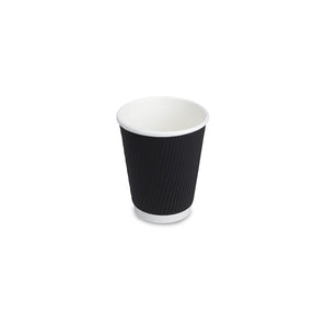 4oz Black Ripple Cups 1x1000