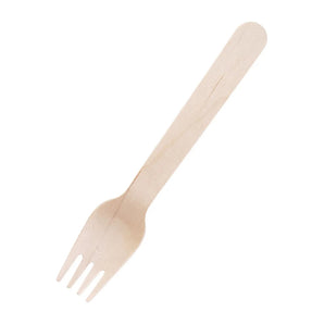 Wooden Fork Cutlery Disposable 1x300