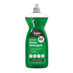 Premium Green Washing Up Liquid 1 Litre (D2) - Super Professional