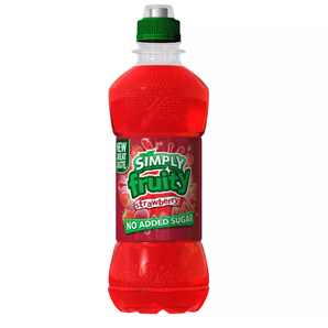 Simply Fruity Strawberry Juice - 12 x 330ml