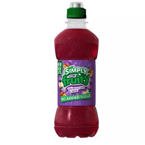 Simply Fruity Blackcurrant & Apple Juice - 12 x 330ml