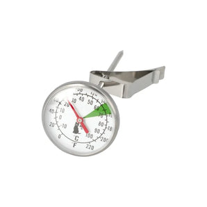 MOTTA DUAL DIAL FROTHING THERMOMETER WITH OPTIMUM FROTH ZONE MARKING