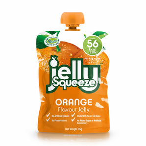 Orange Flavour Jelly Squeeze - 16 x 95g