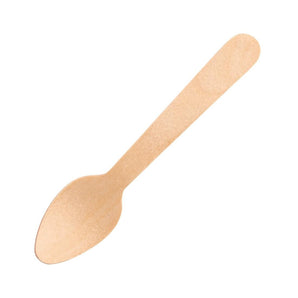 Wooden Teaspoon Cutlery Disposable 1x300