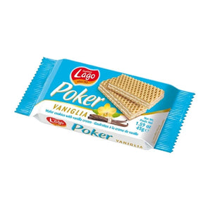 Lago Poker Vanilla Cream Wafers 20 x 45g