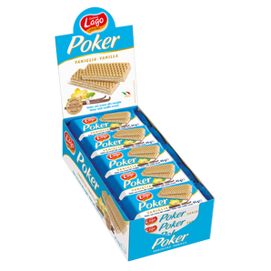 Lago Poker Vanilla Cream Wafers 20 x 45g